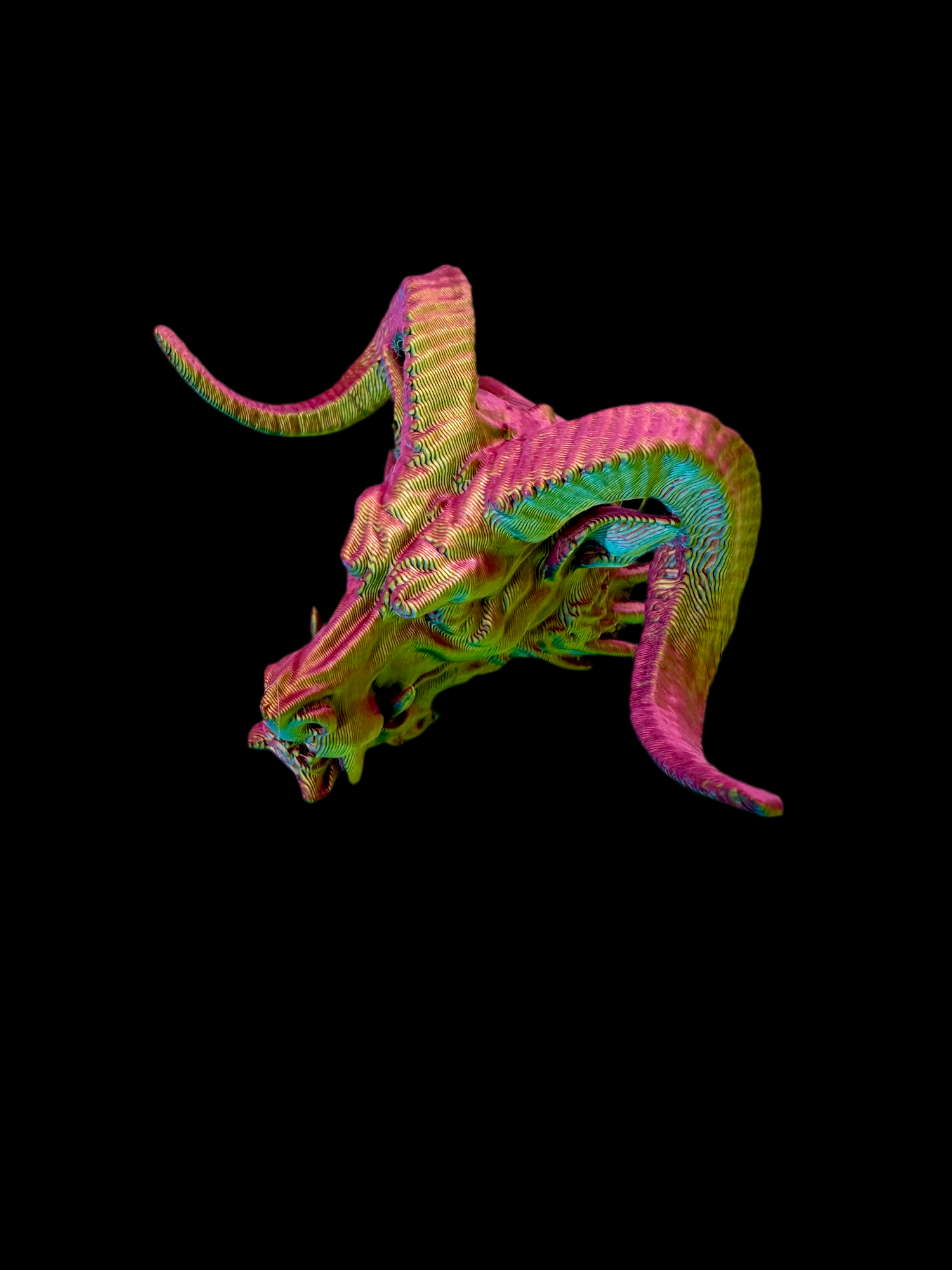 3D Printed Billy Goat Dragon BMFS Pin