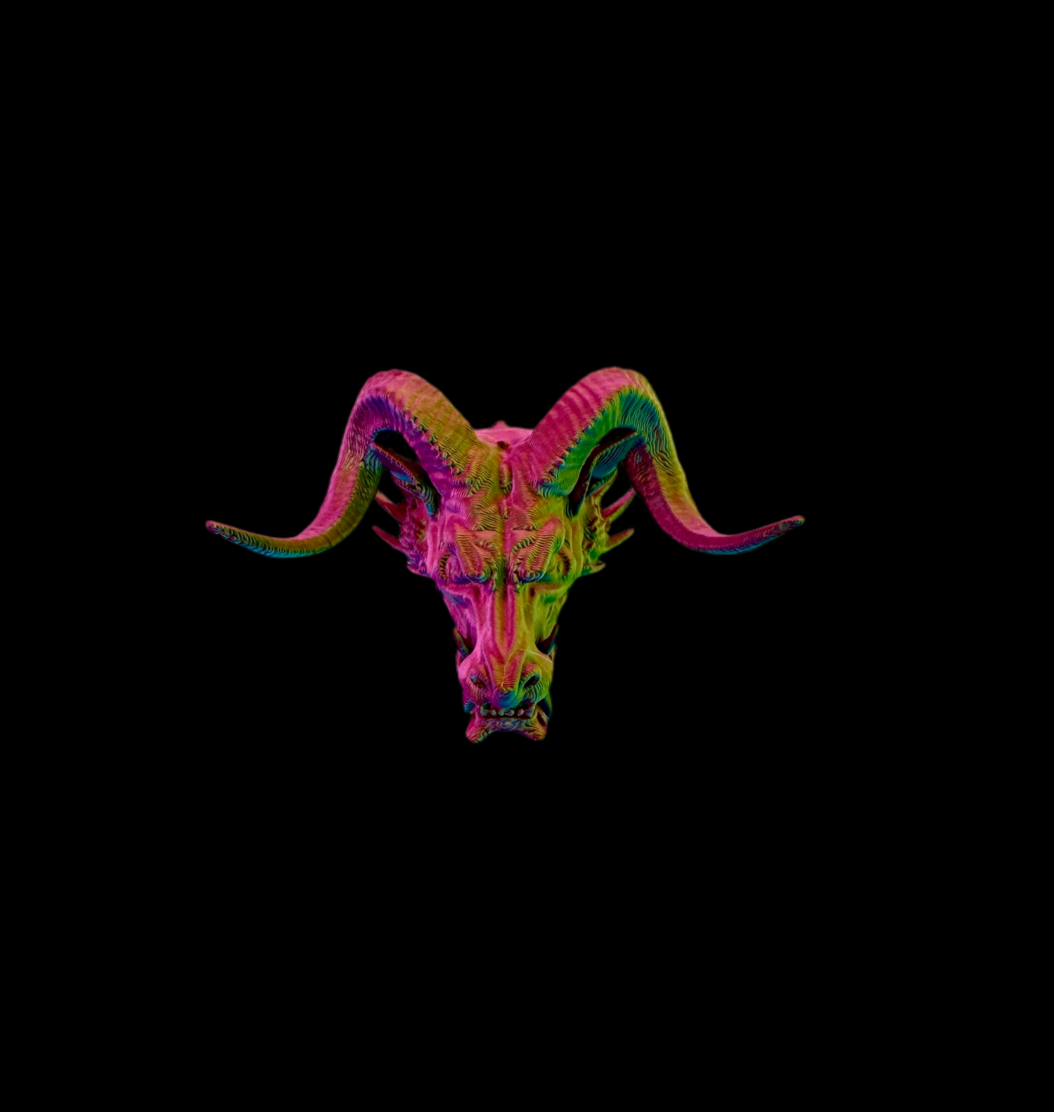 3D Printed Billy Goat Dragon BMFS Pin