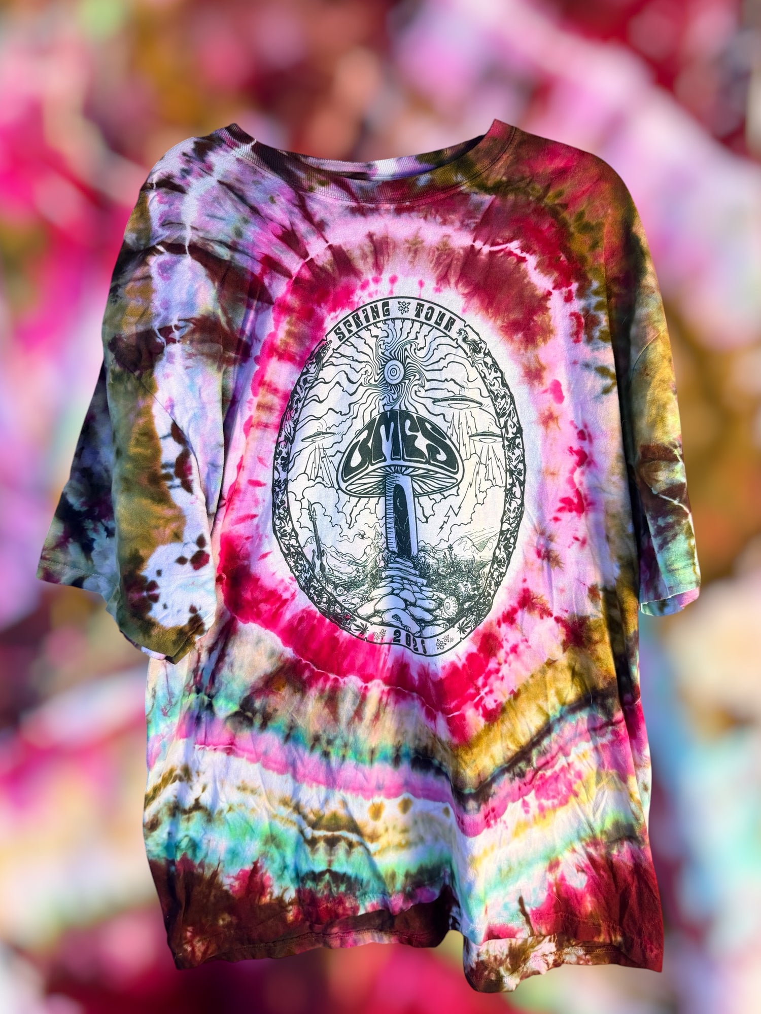 Billy Strings Spring Tour 2026 Hand-Dyed Comfort Colors Tee Unisex Size 2XL