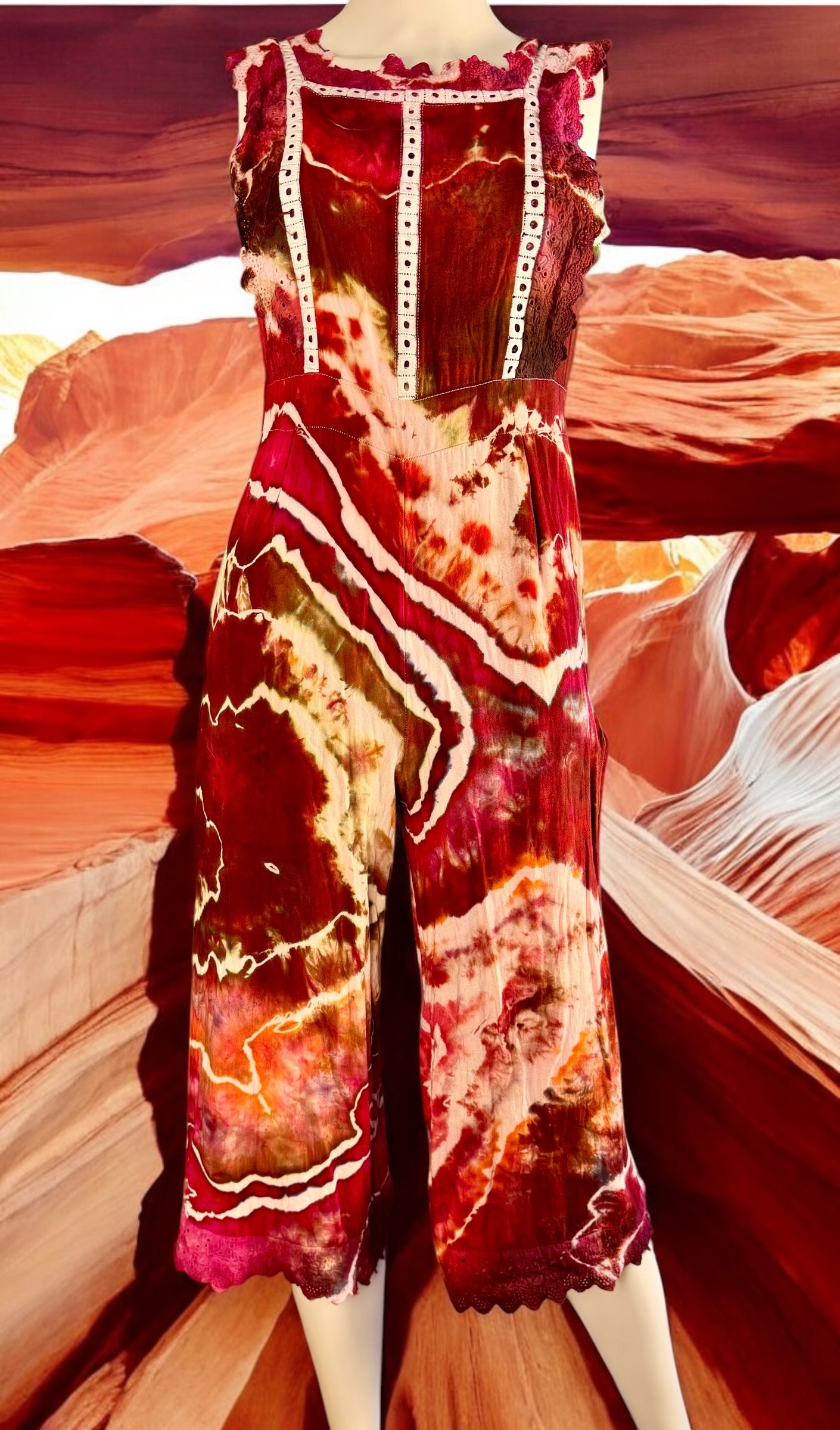 Women’s Small Geode Tiedye Jumpsuit