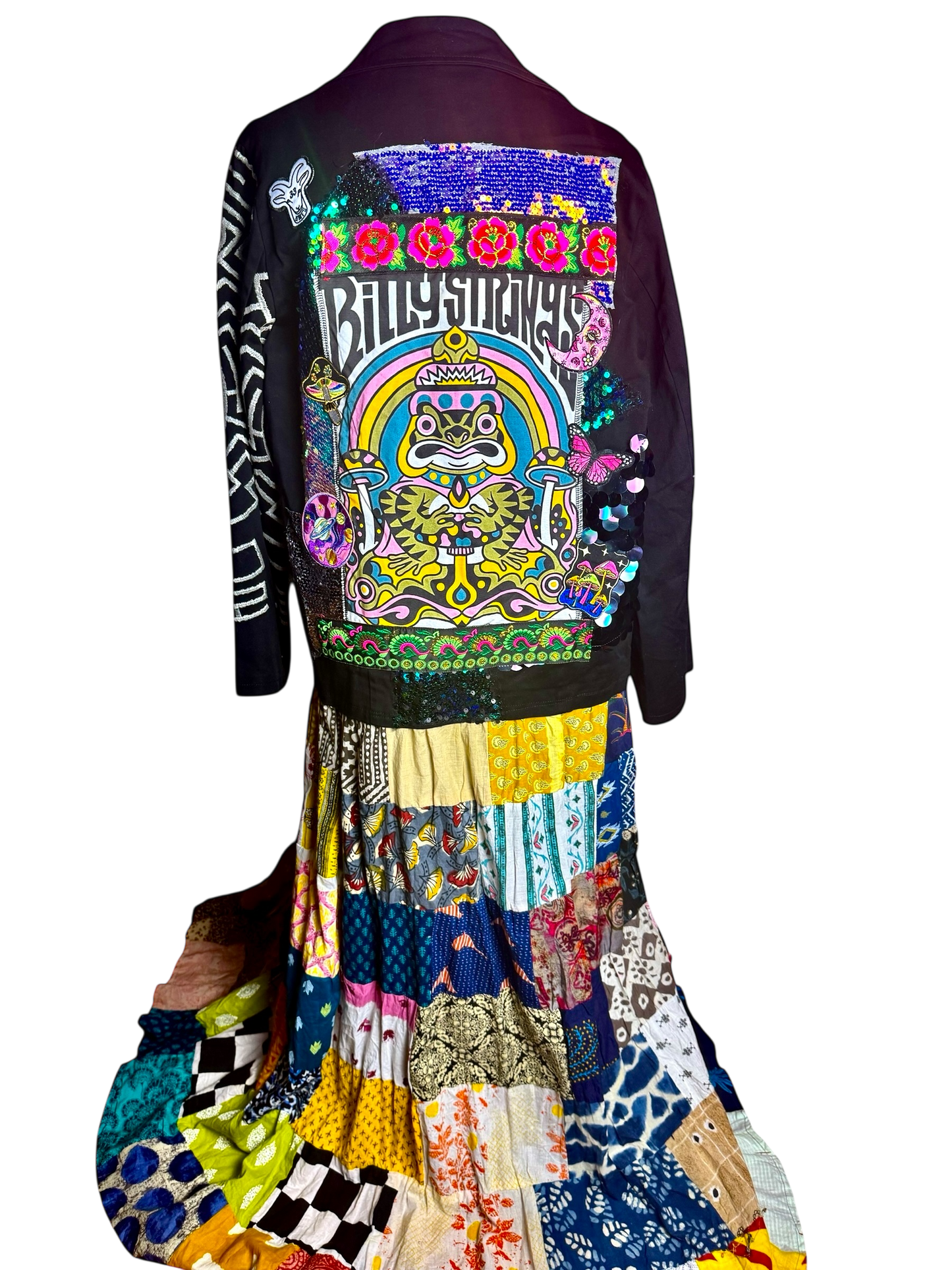 Billy Strings Festival Concert Jacket BMFS Spinning Patchwork Jacket Size Women’s Large