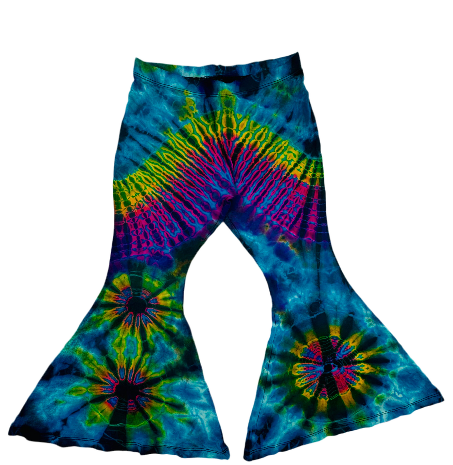 Tie Dye Kids Bell Bottoms