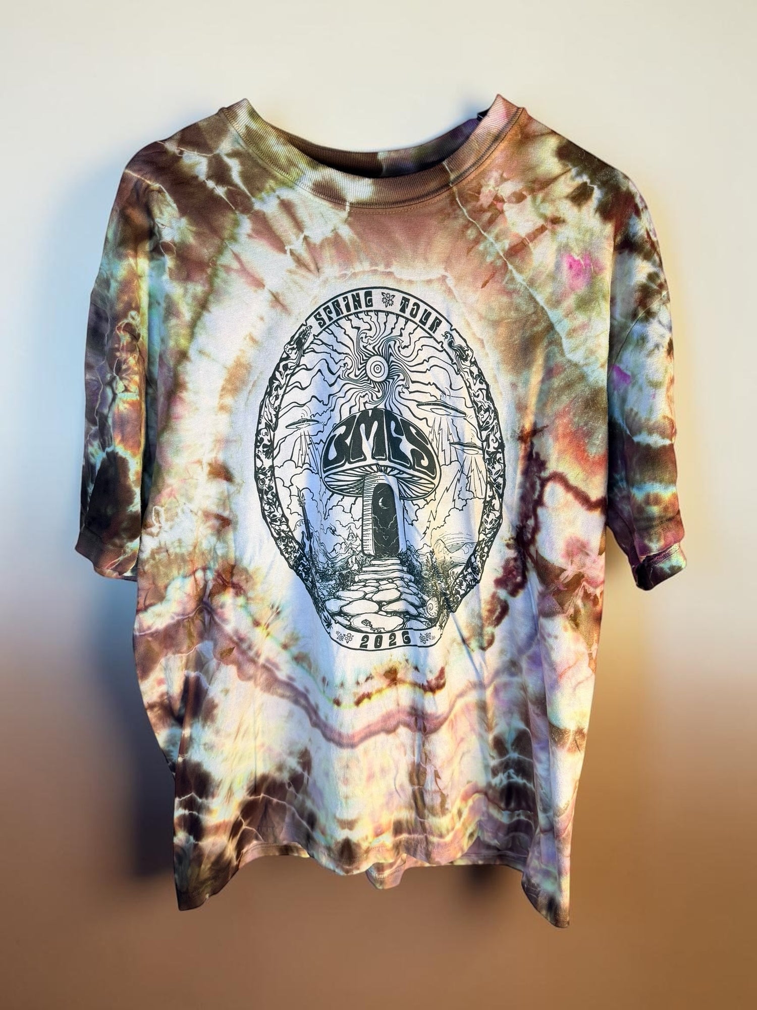 Billy Strings Spring Tour 2026 Hand-Dyed Comfort Colors Tee Unisex Size XL