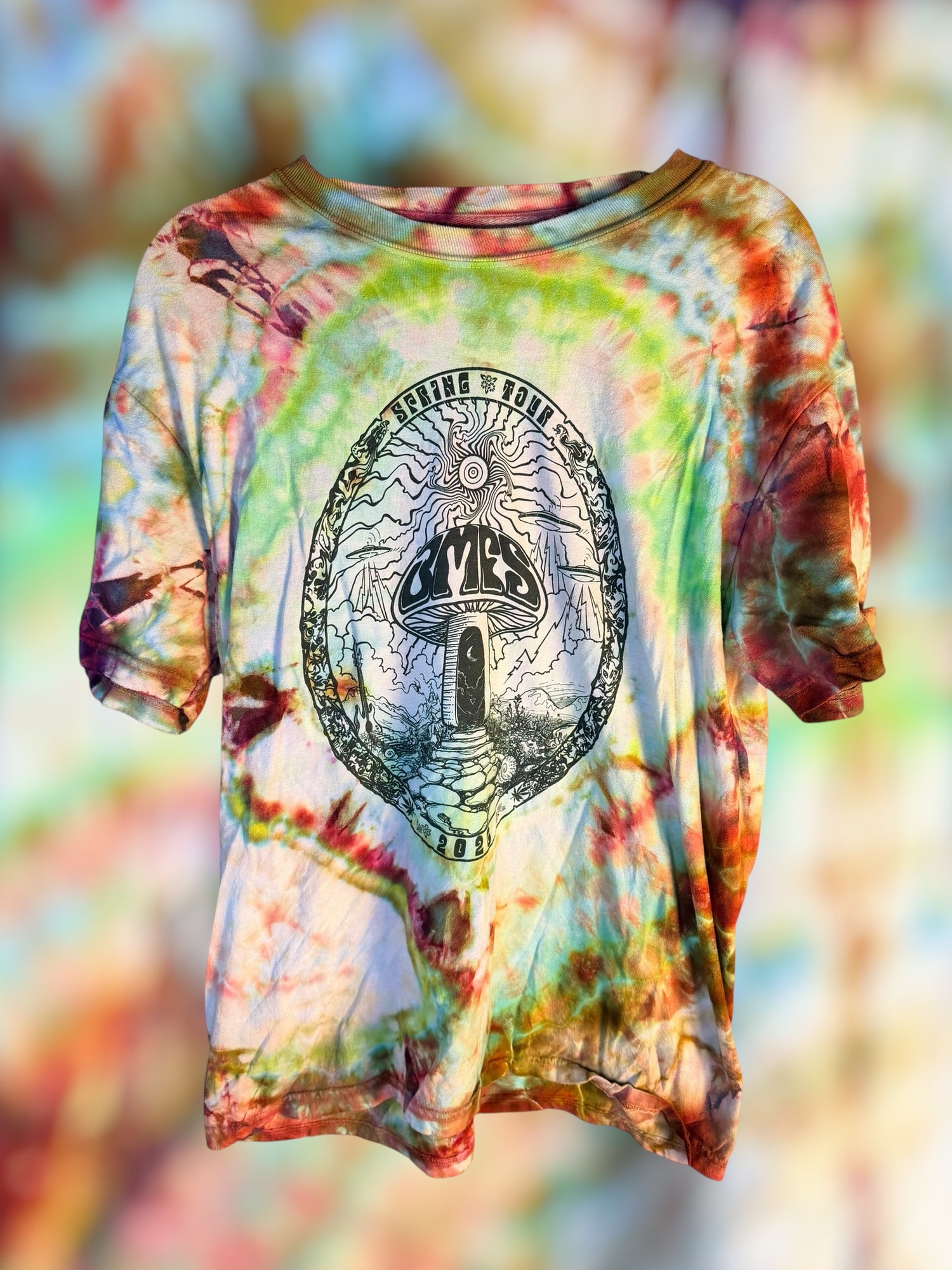 Billy Strings Spring Tour 2026 Hand-Dyed Comfort Colors Tee Unisex Size LARGE