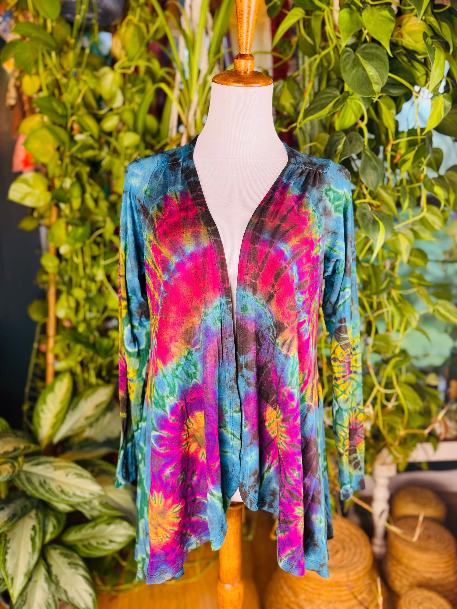 Tie Dye Scarlett Cardigan