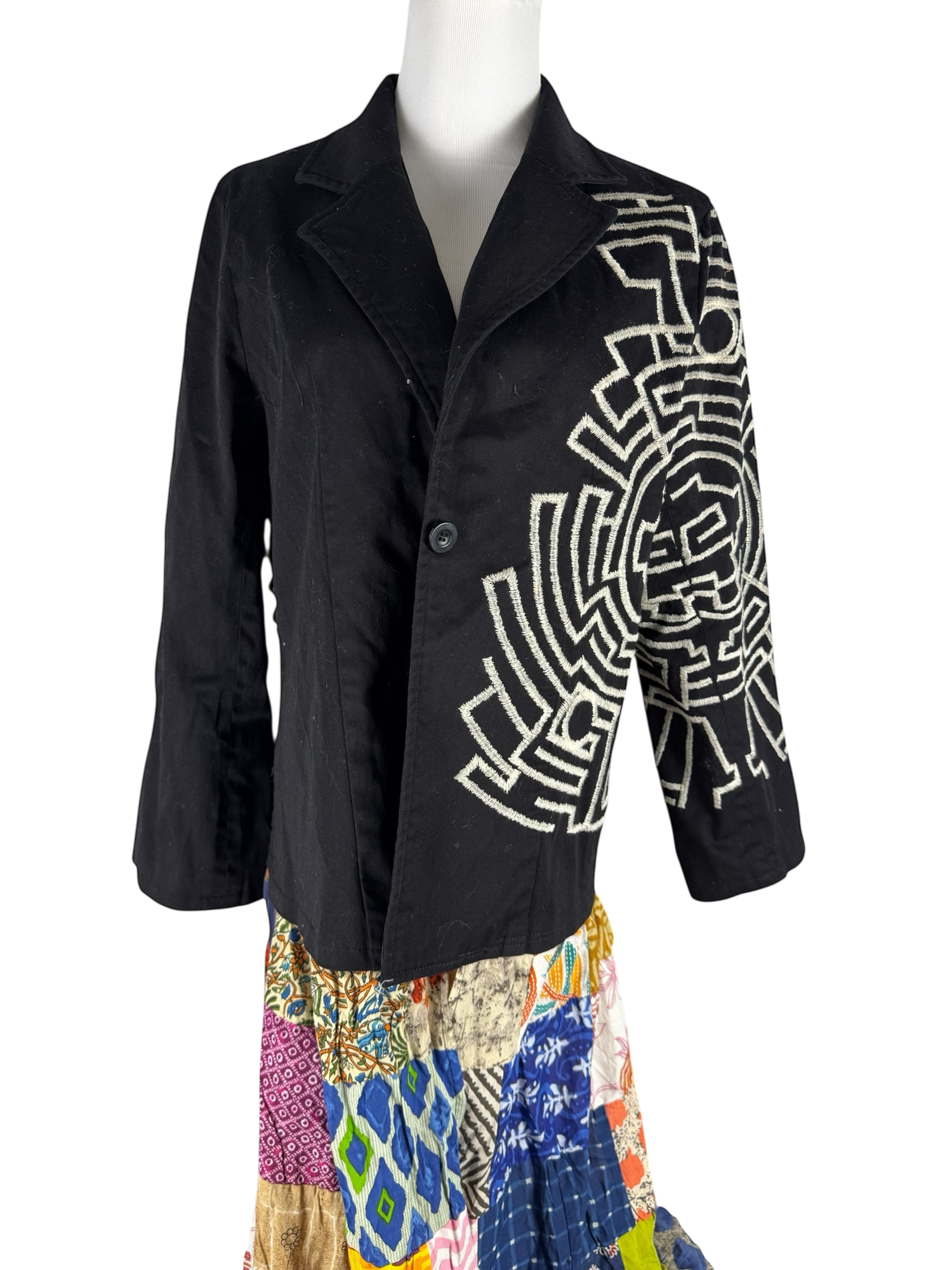 Billy Strings Festival Concert Jacket BMFS Spinning Patchwork Jacket Size Women’s Large