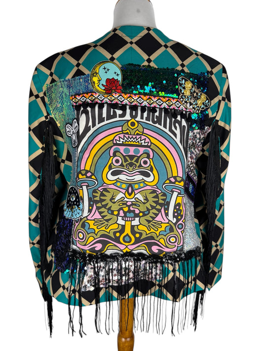 Billy Strings Upcycled Patchwork BMFS Festival Show Jacket Women’s Size 12 Large