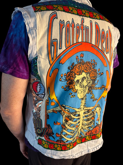 Men’s Grateful Dead Vest Size Men’s Large