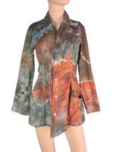 Women’s Geode Tiedye Coat with Pockets