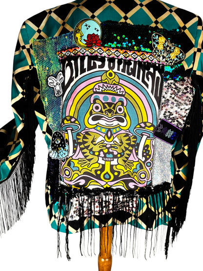Billy Strings Upcycled Patchwork BMFS Festival Show Jacket Women’s Size 12 Large