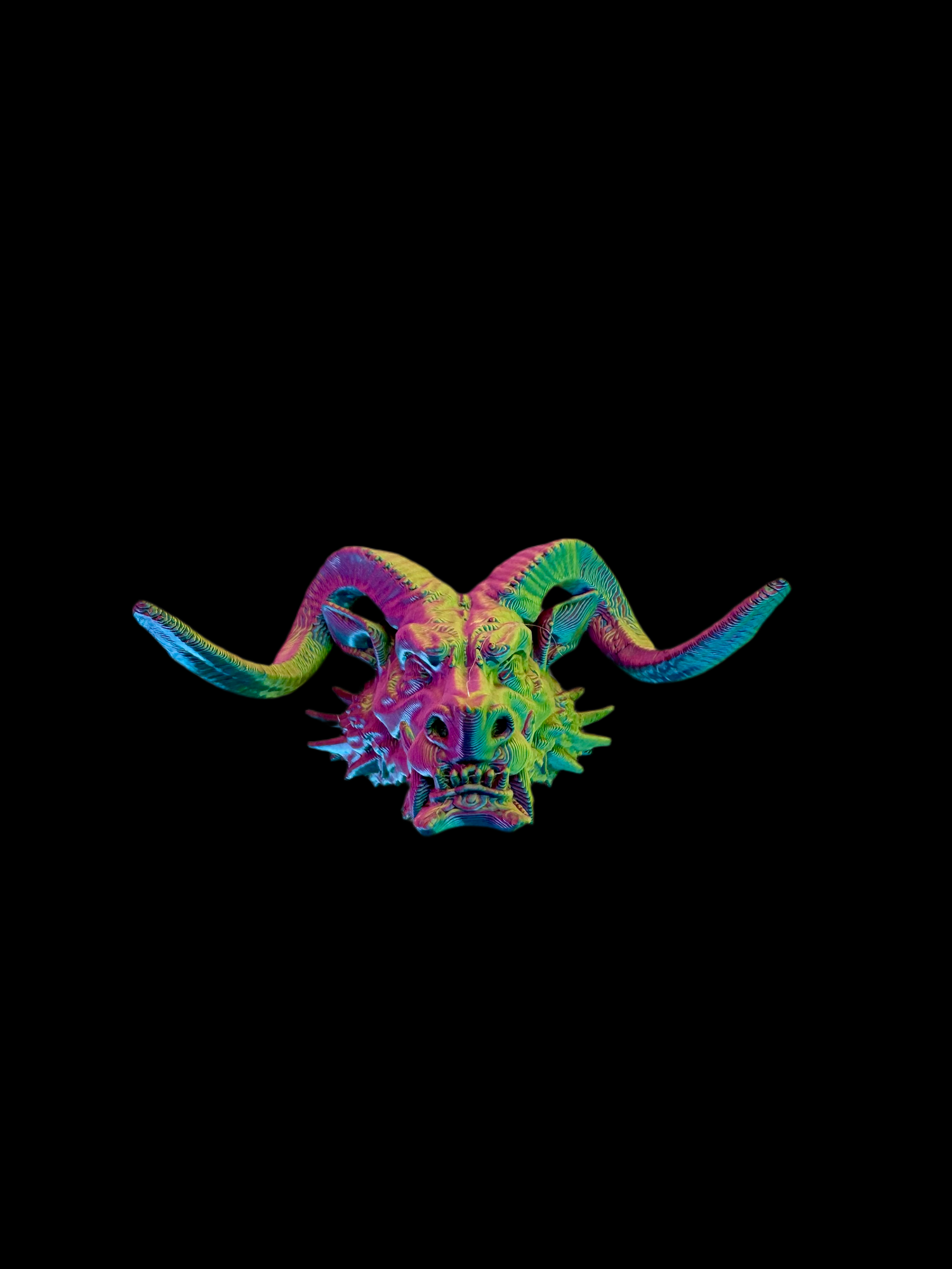 3D Printed Billy Goat Dragon BMFS Pin