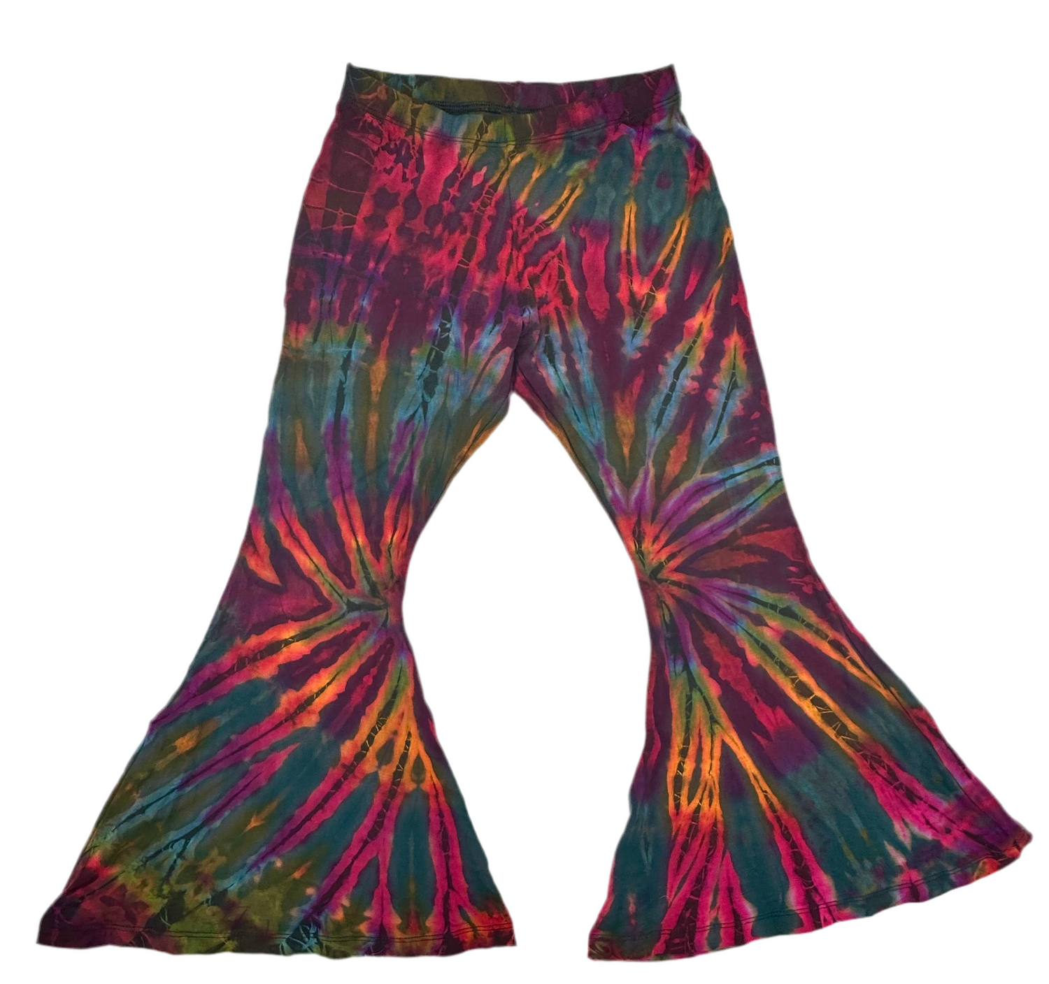 Tie Dye Kids Bell Bottoms