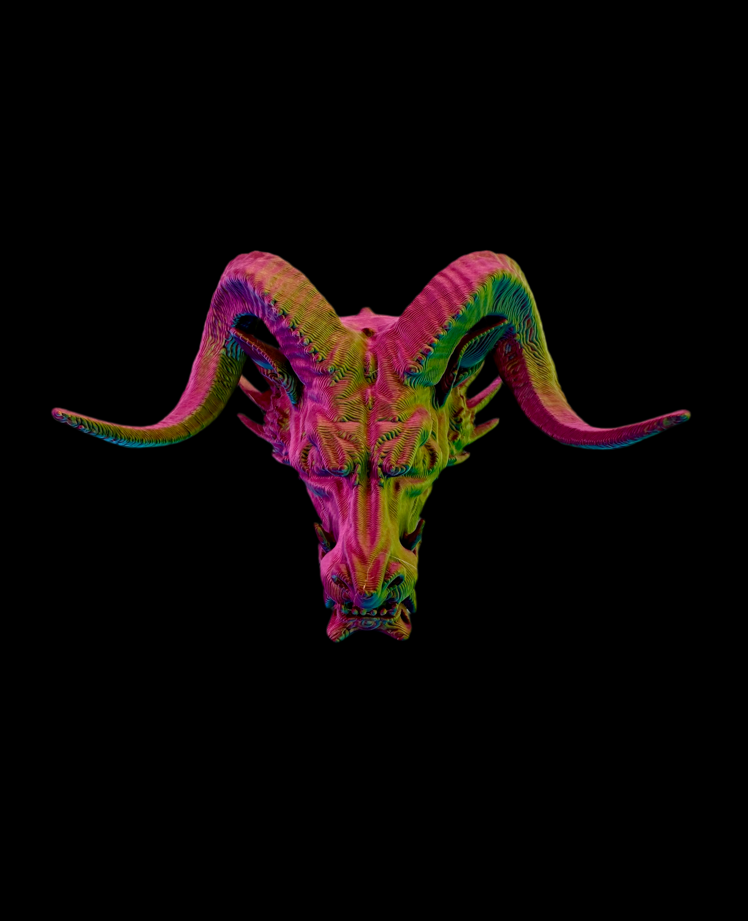3D Printed Billy Goat Dragon BMFS Pin