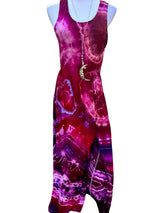 Geode Tiedye Midi Dress with slits/pockets Size Small