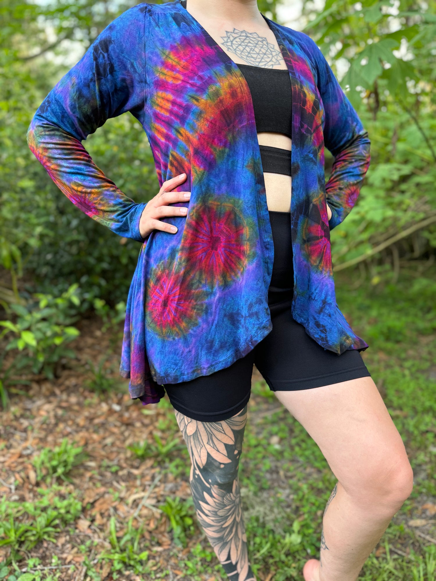 Tie Dye Scarlett Cardigan