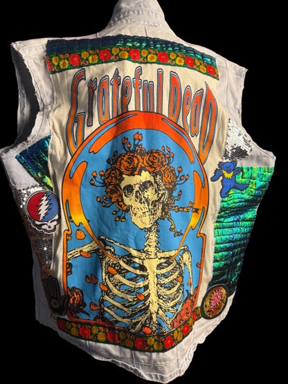 Men’s Grateful Dead Vest Size Men’s Large