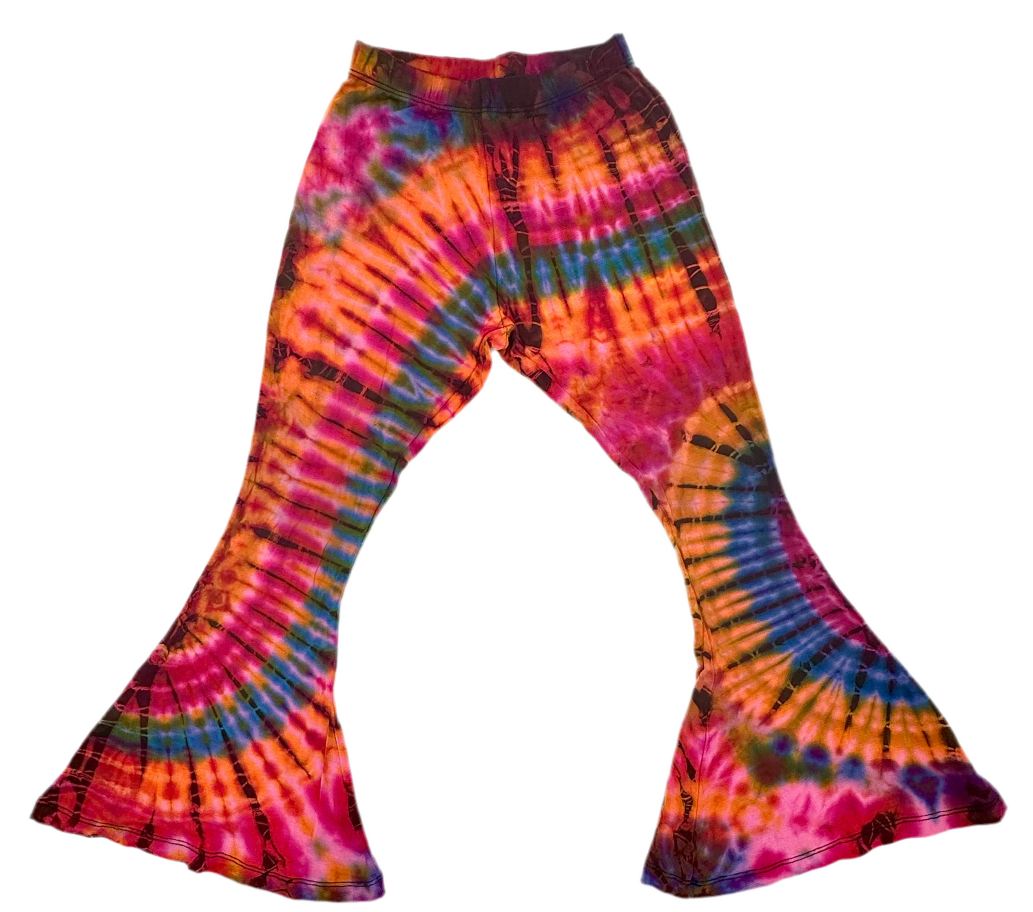 Tie Dye Kids Bell Bottoms