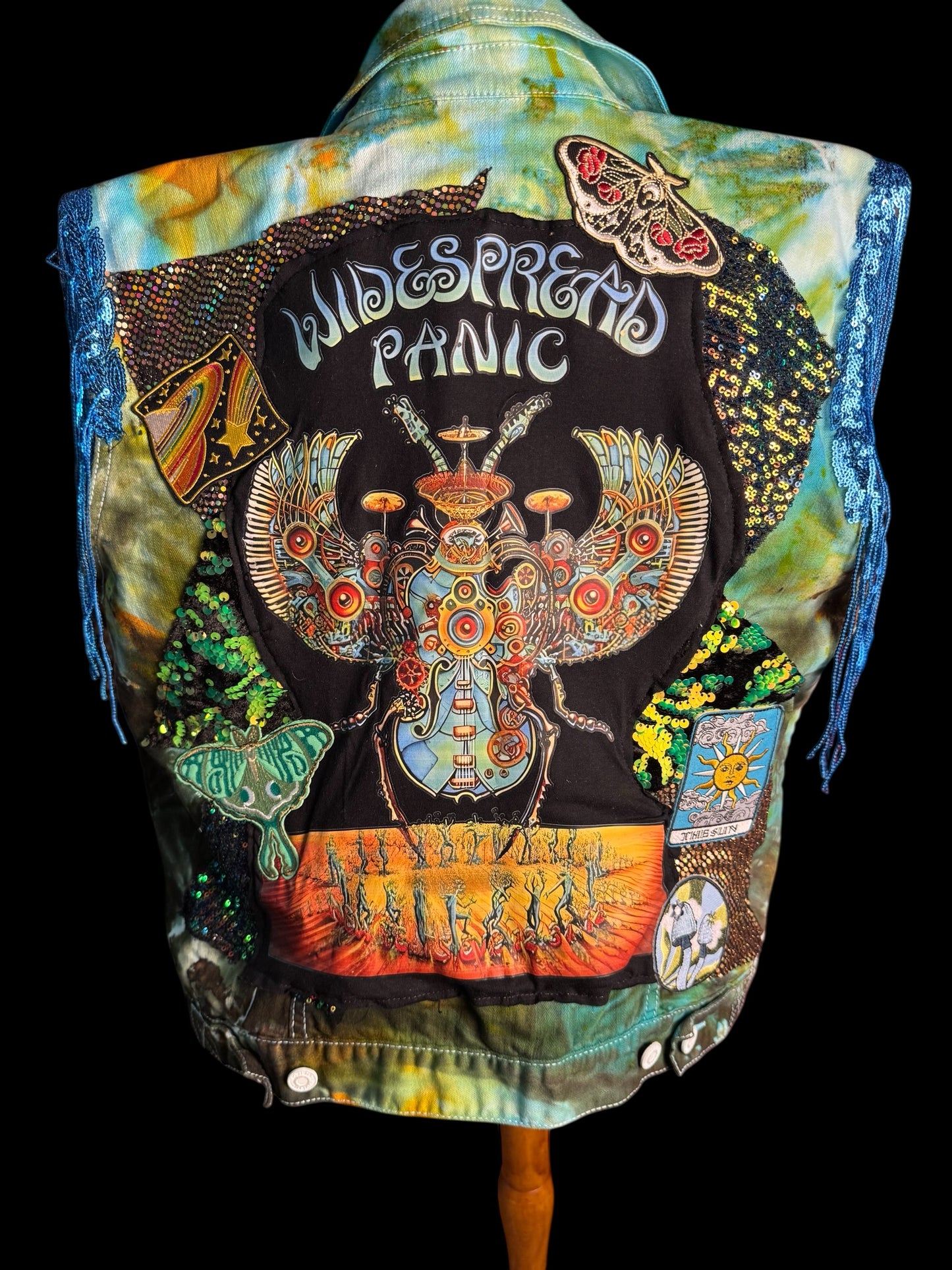 Widespread Panic Women’s XL Tiedye Vest