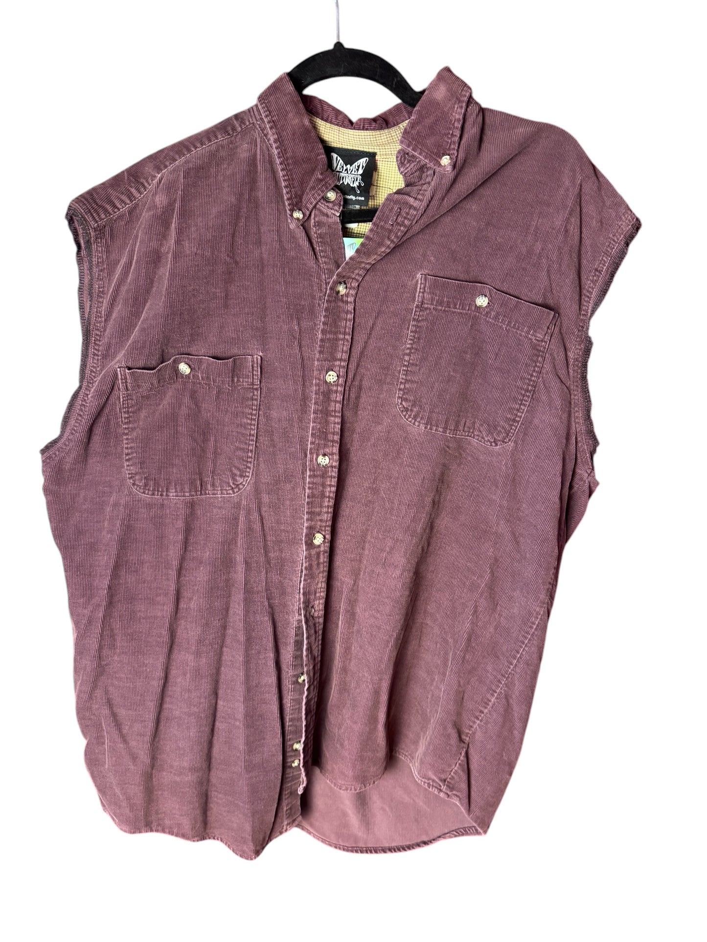 Men’s Billy Strings Upcycled Corduroy Vest Size XL