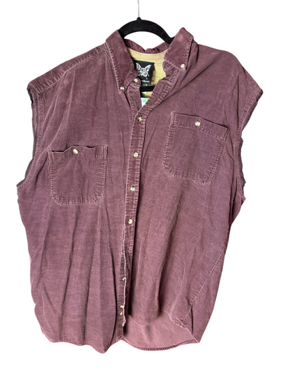 Men’s Billy Strings Upcycled Corduroy Vest Size XL