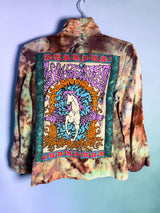 Upcycled Billy Strings BMFS Tiedye Blazer Women’s Size 6 Petite (Small)