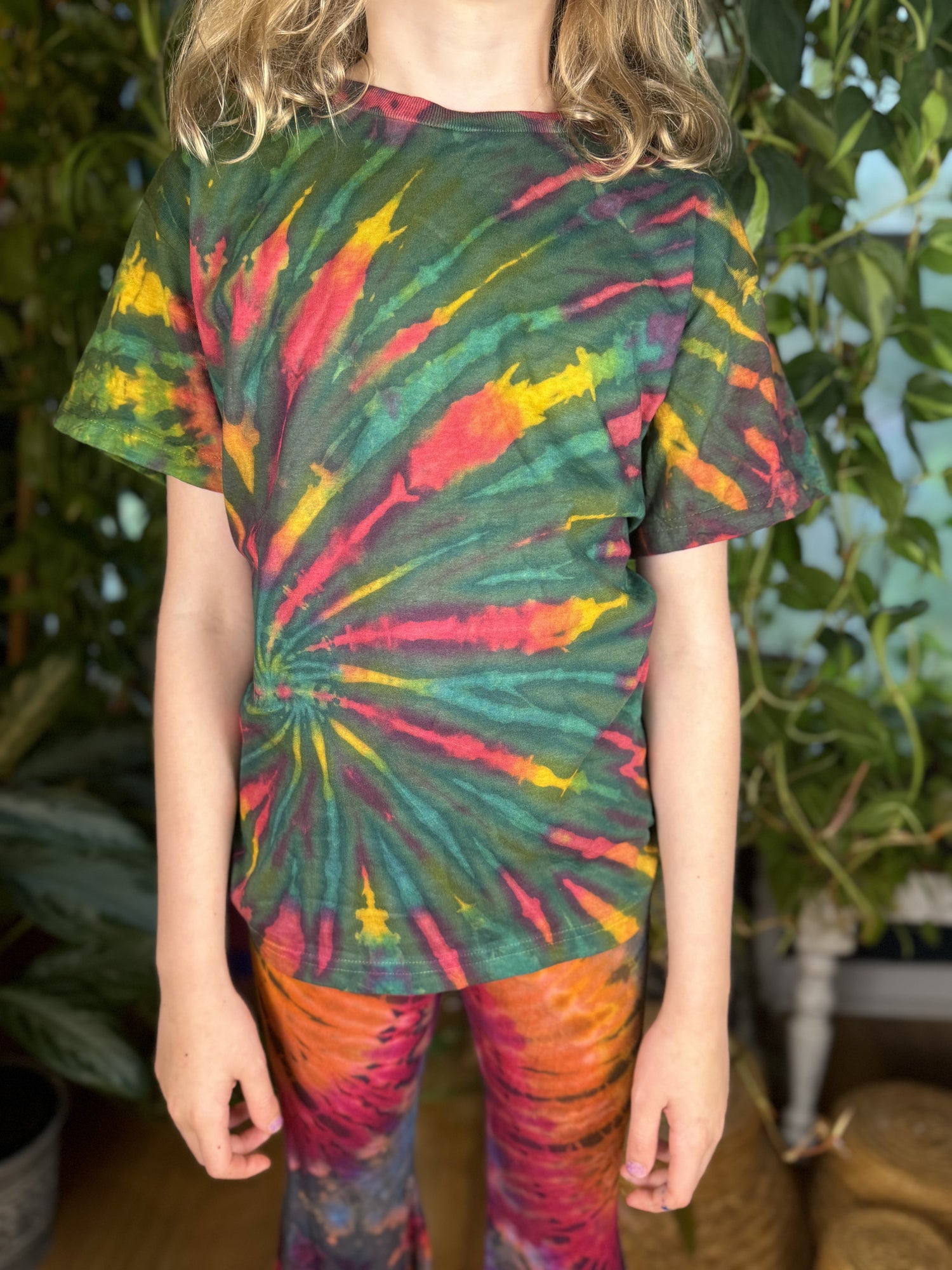 Tie Dye Kids Cotton Tee