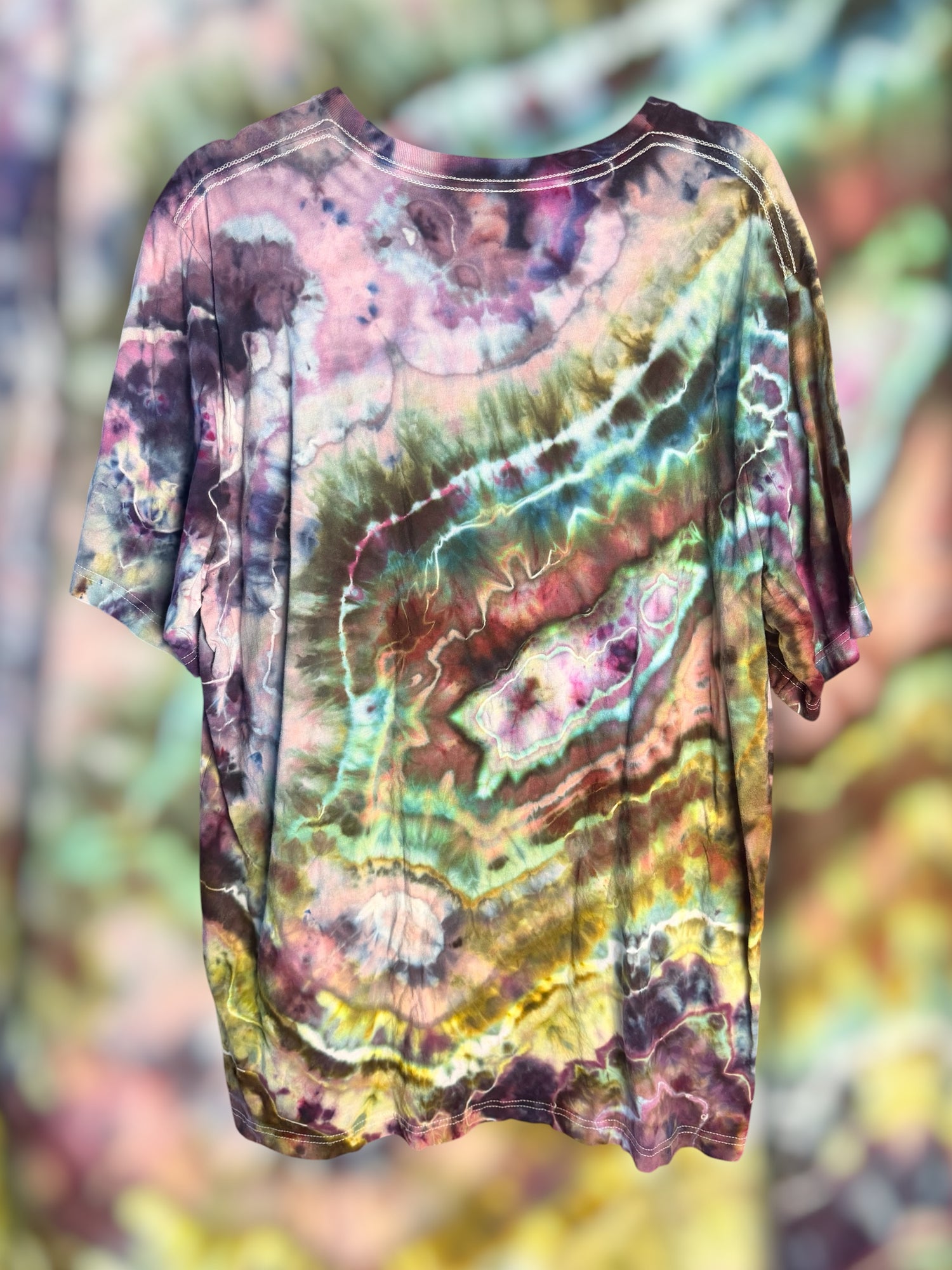 Widespread Panic WSMFP Geode Tiedye Bella Canvas Unisex T-Shirt Size 2XL