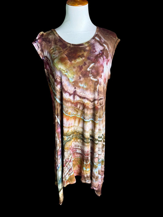 Geode Tiedye Plus size (1X) Tunic Dress/Shirt