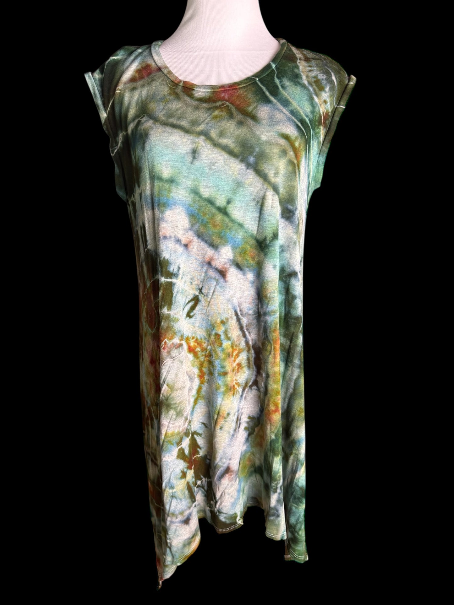 Geode Tiedye Plus Size (1X) Tunic Dress/Shirt
