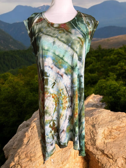 Geode Tiedye Plus Size (1X) Tunic Dress/Shirt
