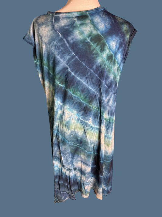 Geode Tiedye Plus Size (2X) Tunic Dress/Shirt