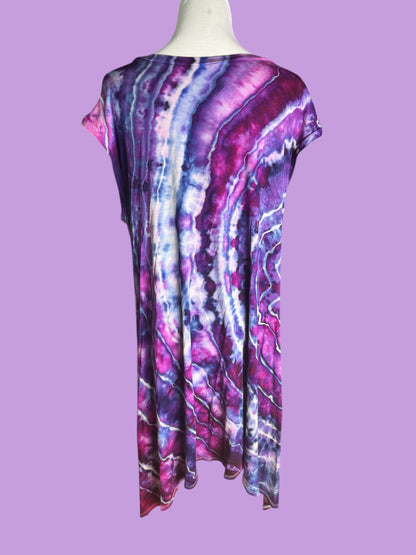 Sleeveless Geode Tiedye Plus Size 3X Dress