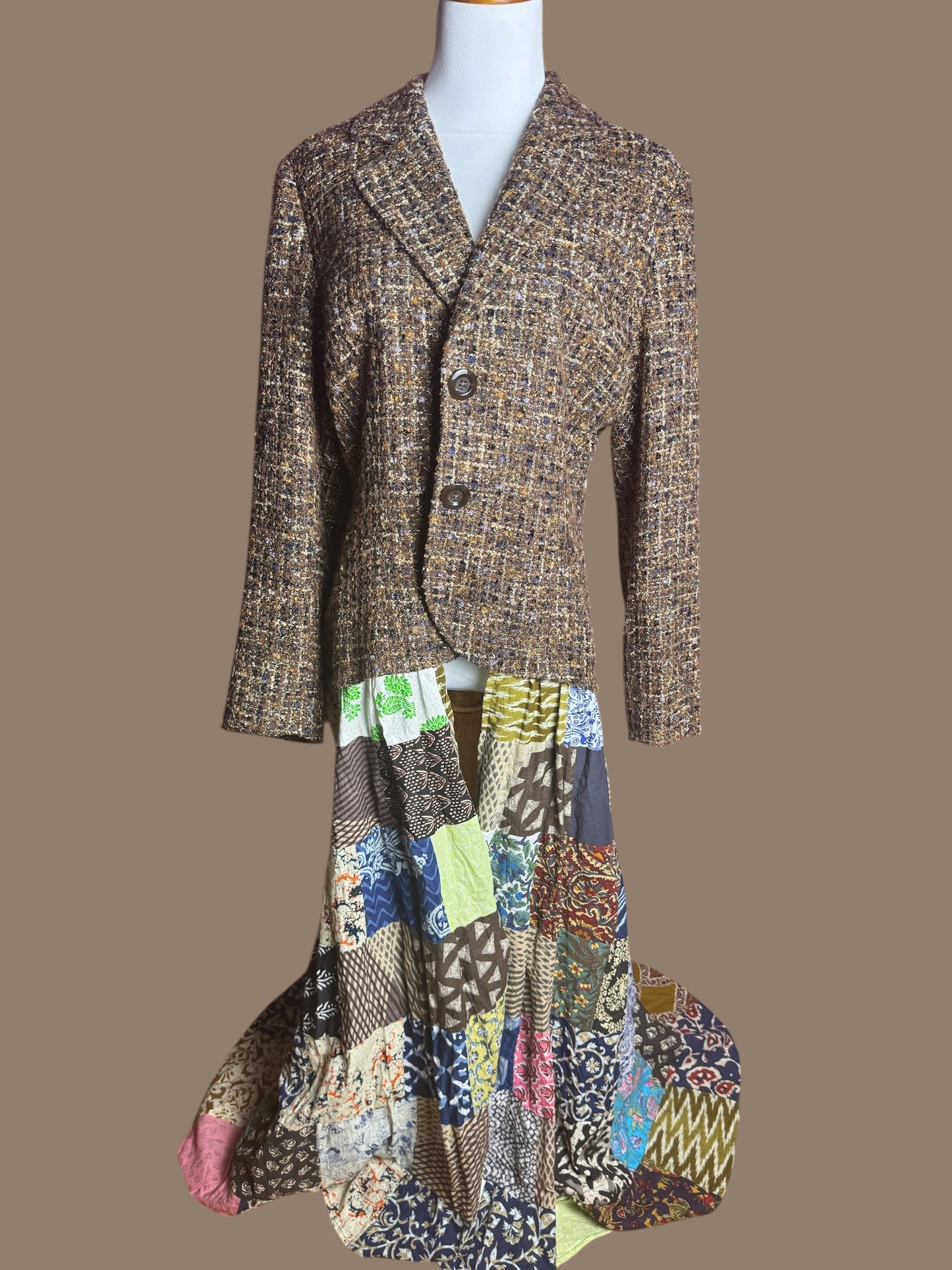 Women’s Patchwork Billy Strings BMFS Jacket Size 12 Large