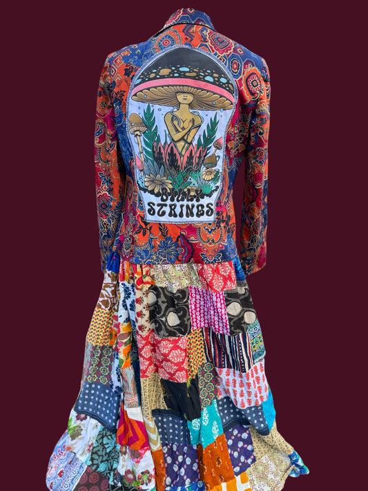 Billy Strings Upcycled Patchwork Jacket Women’s Size 4 Small