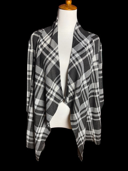 Women’s Plaid Billy Strings BMFS Shawl Vest Plus Size 3XL/4XL