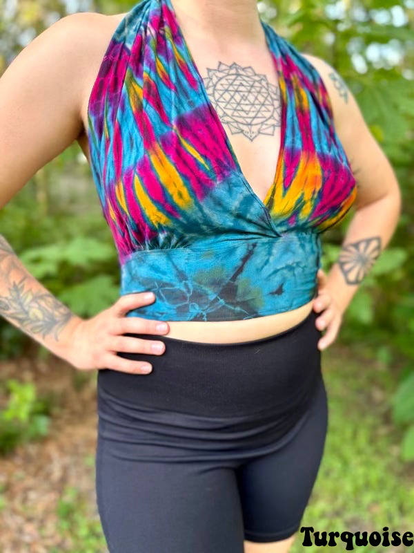 Tie Dye Cochita Halter Top