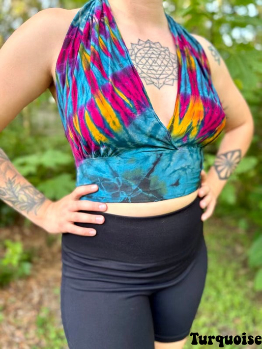 Tie Dye Cochita Halter Top