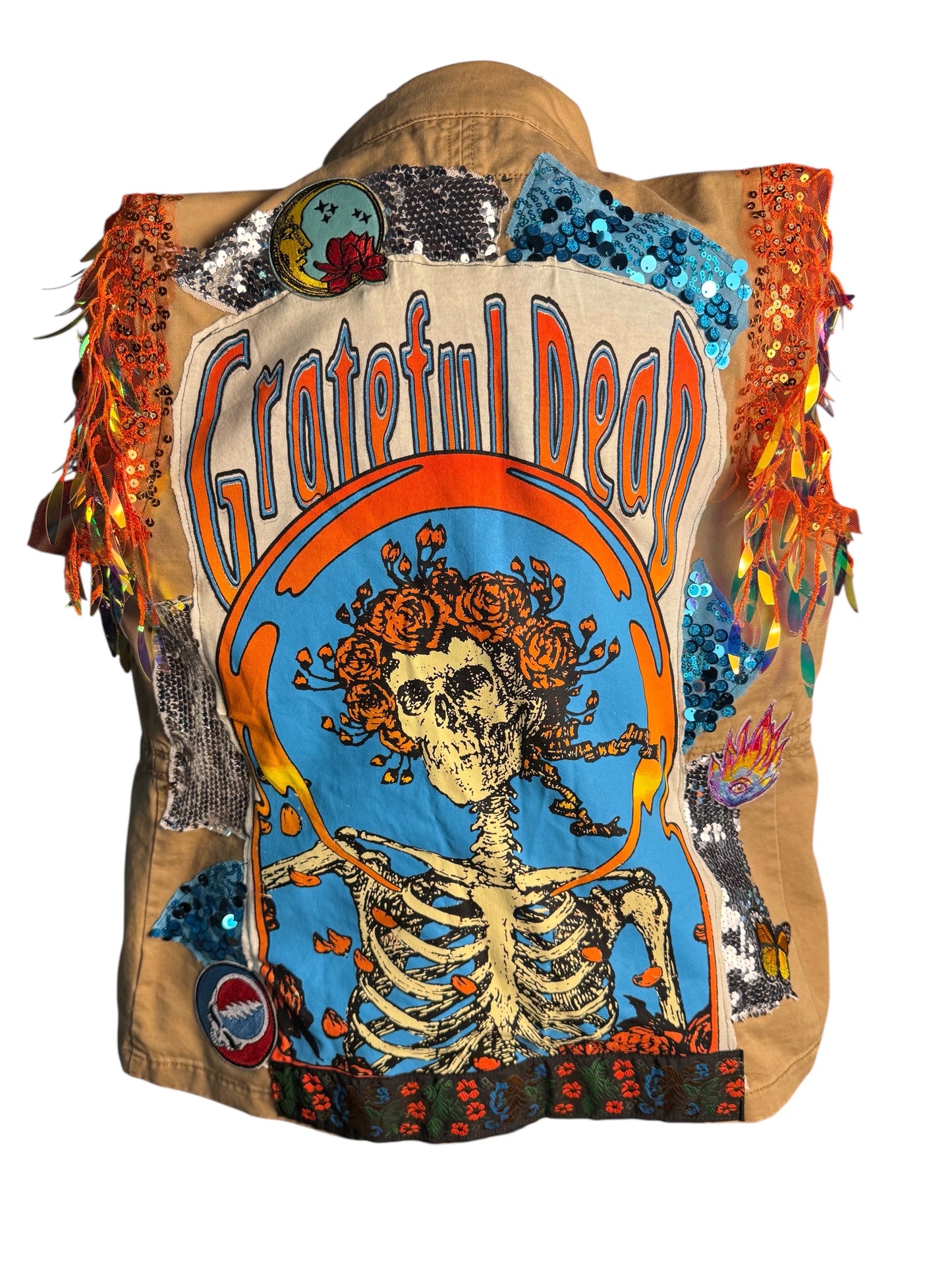 Grateful Dead Women’s Size Medium Sparkle Vest