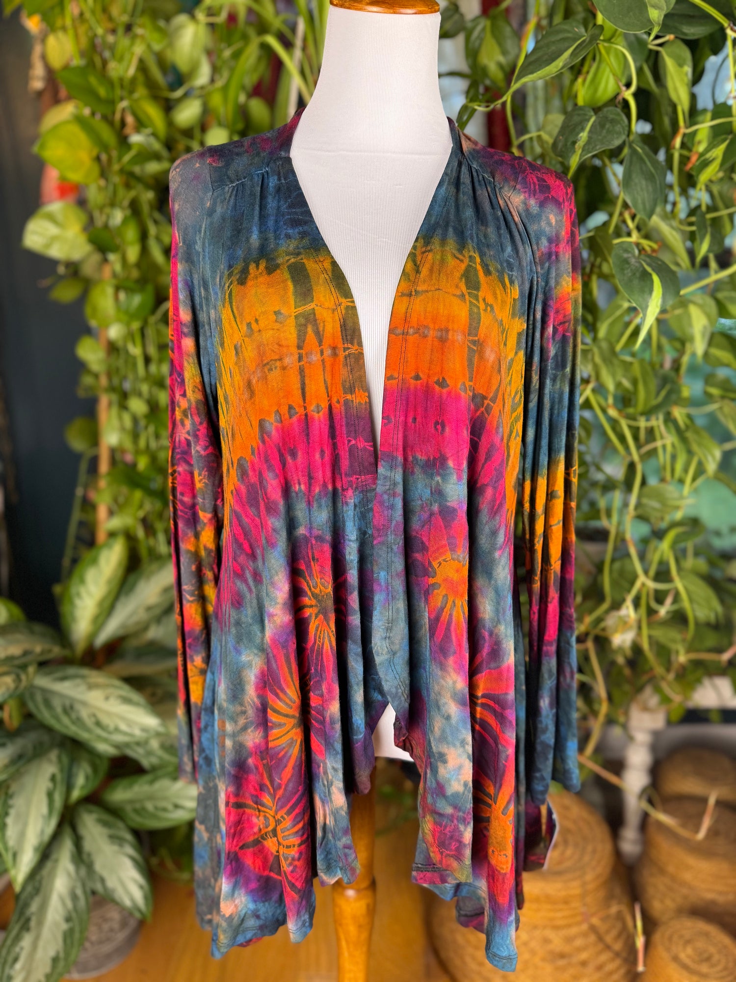 Tie Dye Scarlett Cardigan