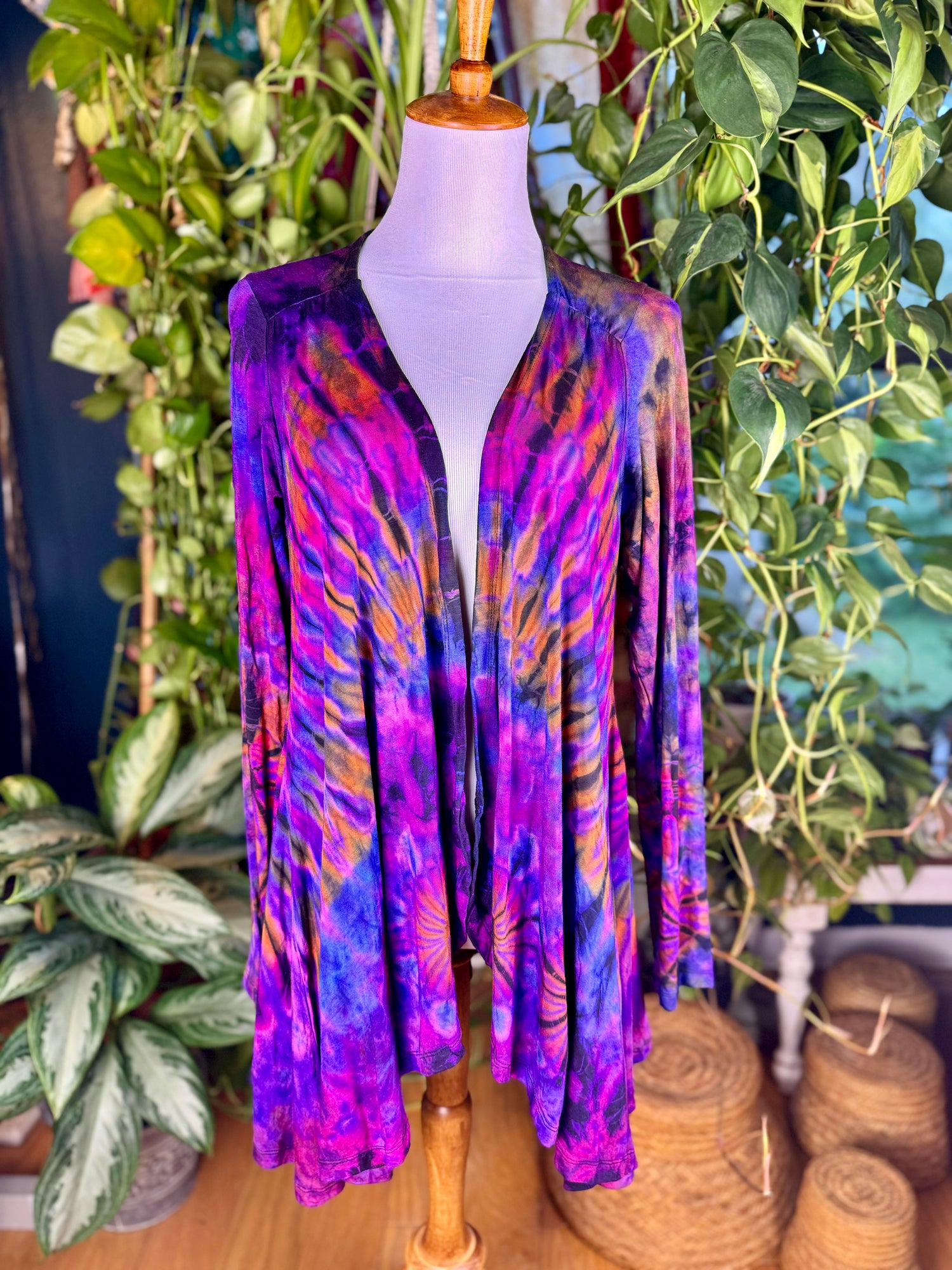 Tie Dye Scarlett Cardigan